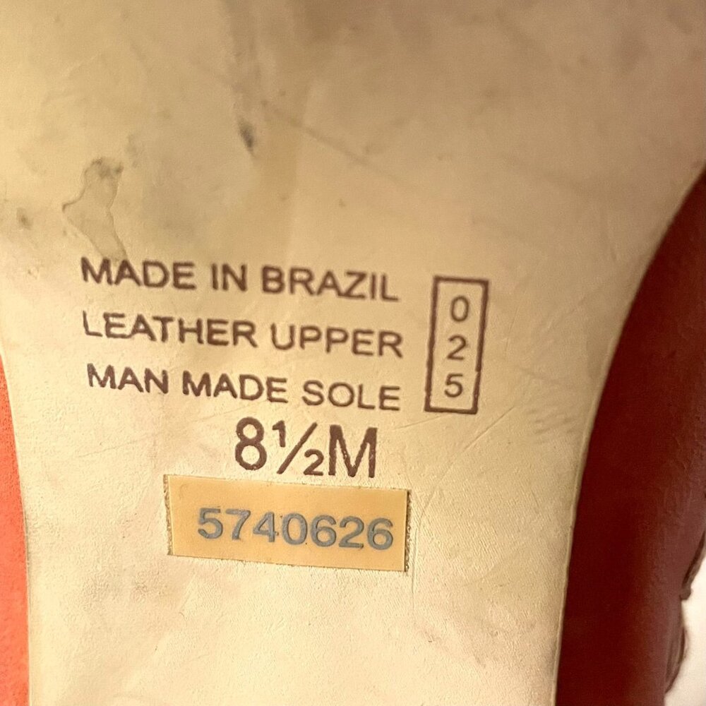Diba Leather Mary Jane Whip Stitch Modest Stacked Heel - Picture 9 of 9